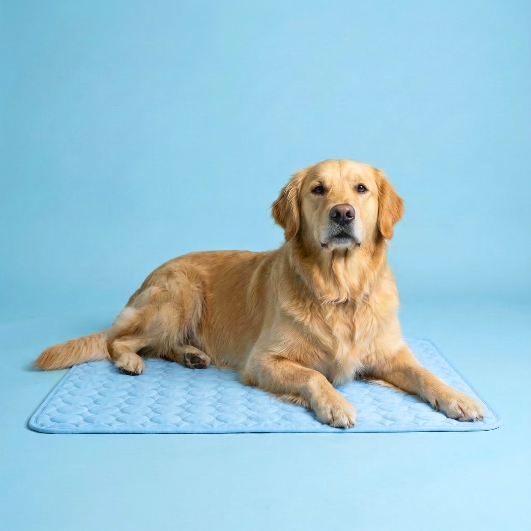 IcyNap | Tapis rafraîchissant en soie glacée pour chien