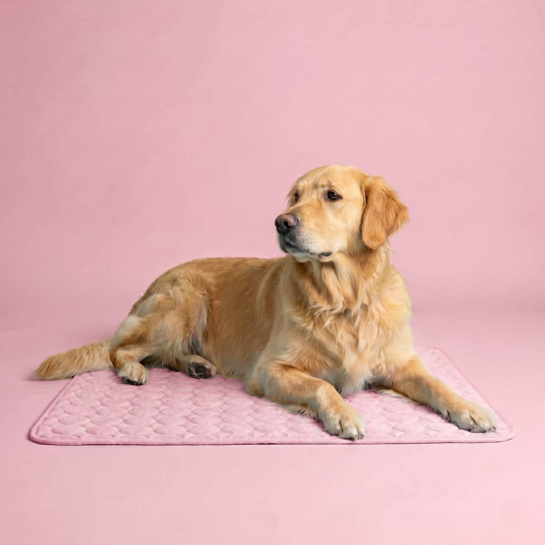 IcyNap | Tapis rafraîchissant en soie glacée pour chien