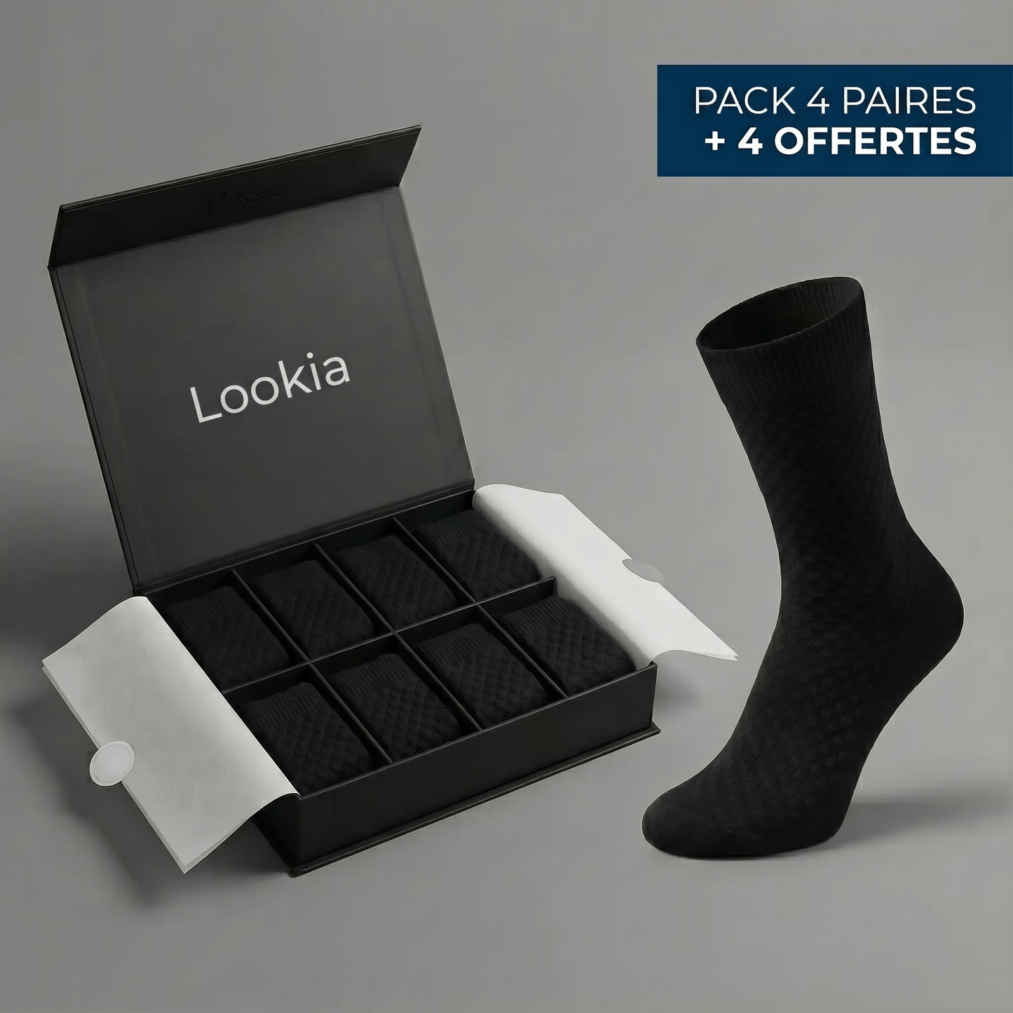 Chaussettes Lookia Mi-Hautes en Fibre de Bambou