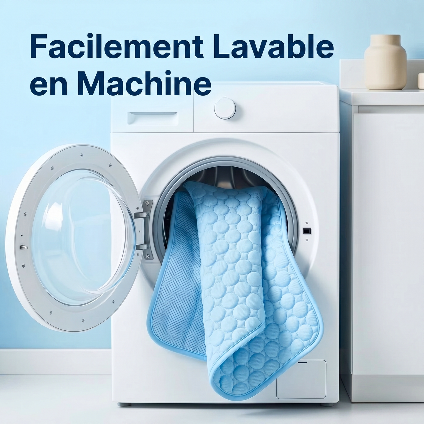 IcyNap | Tapis rafraîchissant en soie glacée pour chien